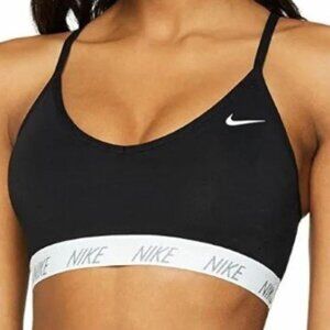Nike Sports Bra Logo Band Black Size M (NWOT)